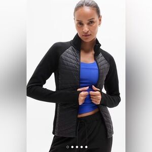 Athleta Black Zip Jacket